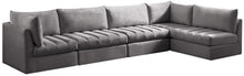 Load image into Gallery viewer, Jacob Grey Velvet Modular Sectional
