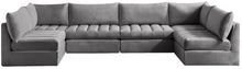Load image into Gallery viewer, Jacob Grey Velvet Modular Sectional