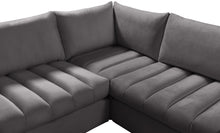 Load image into Gallery viewer, Jacob Grey Velvet Modular Sectional