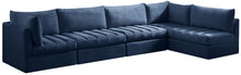 Load image into Gallery viewer, Jacob Navy Velvet Modular Sectional