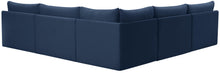 Load image into Gallery viewer, Jacob Navy Velvet Modular Sectional