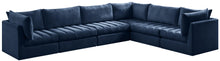 Load image into Gallery viewer, Jacob Navy Velvet Modular Sectional