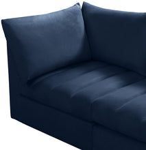 Load image into Gallery viewer, Jacob Navy Velvet Modular Sectional