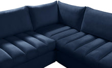 Load image into Gallery viewer, Jacob Navy Velvet Modular Sectional