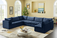 Load image into Gallery viewer, Jacob Navy Velvet Modular Sectional