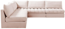 Load image into Gallery viewer, Jacob Pink Velvet Modular Sectional