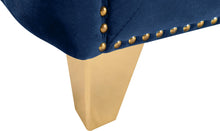 Load image into Gallery viewer, Michelle Navy Velvet Loveseat