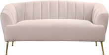 Load image into Gallery viewer, Tori Pink Velvet Loveseat
