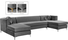 Load image into Gallery viewer, Graham Grey Velvet 3pc. Sectional