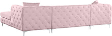 Load image into Gallery viewer, Gail Pink Velvet 3pc. Sectional