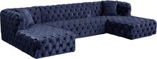 Load image into Gallery viewer, Coco Navy Velvet 3pc. Sectional (3 Boxes)