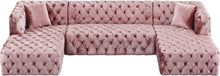 Load image into Gallery viewer, Coco Pink Velvet 3pc. Sectional (3 Boxes)