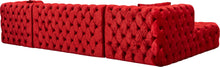 Load image into Gallery viewer, Coco Red Velvet 3pc. Sectional (3 Boxes)