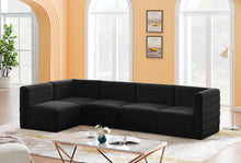 Load image into Gallery viewer, Quincy Black Velvet Modular Sectional