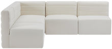 Load image into Gallery viewer, Quincy Cream Velvet Modular Sectional