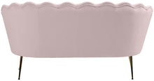 Load image into Gallery viewer, Gardenia Pink Velvet Loveseat