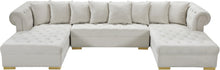 Load image into Gallery viewer, Presley Cream Velvet 3pc. Sectional