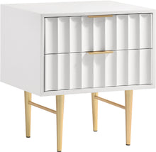 Load image into Gallery viewer, Modernist White Gloss Night Stand