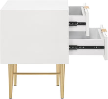 Load image into Gallery viewer, Modernist White Gloss Night Stand