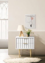 Load image into Gallery viewer, Modernist White Gloss Night Stand