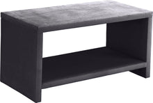 Load image into Gallery viewer, Cleo Grey Velvet Night Stand