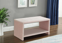 Load image into Gallery viewer, Cleo Pink Velvet Night Stand