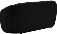 Load image into Gallery viewer, Elijah Black Velvet Loveseat