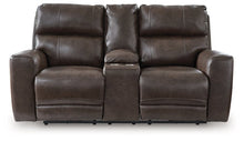 Load image into Gallery viewer, Crossplex Power Reclining Loveseat with Console