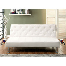 Load image into Gallery viewer, Farel Futon Sofa Red & White
