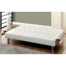 Load image into Gallery viewer, Farel Futon Sofa Red & White