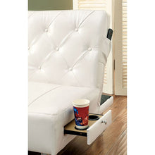 Load image into Gallery viewer, Farel Futon Sofa Red & White