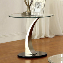 Load image into Gallery viewer, VALO Satin Plated/Black End Table