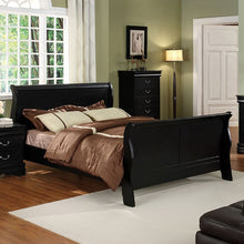 Load image into Gallery viewer, Louis Philippe Cal.King Bed Black & Grey