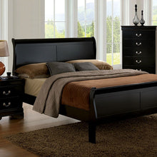 Load image into Gallery viewer, Louis Philippe Bed Black, White, & Cherry