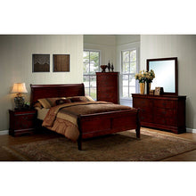 Load image into Gallery viewer, Louis Philippe Full Bed Cherry