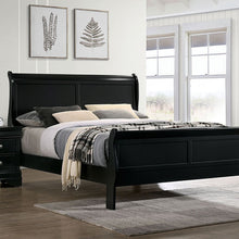 Load image into Gallery viewer, Louis Philippe E.King Bed Black, Cherry, & Gray