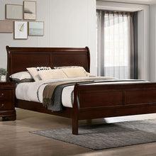 Load image into Gallery viewer, Louis Philippe E.King Bed Black, Cherry, & Gray