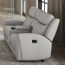 Load image into Gallery viewer, Jacobus Manual Recliner Loveseat w/ Console