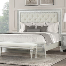 Load image into Gallery viewer, Stella Mia 4 Pc 5 Pc Queen Bedroom Set White & White