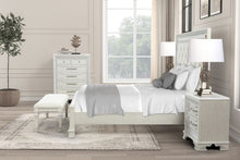 Load image into Gallery viewer, Stella Mia 4 Pc 5 Pc Queen Bedroom Set White & White