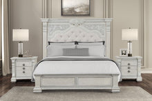 Load image into Gallery viewer, Promenade Bed Dark Brown & White