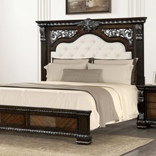 Load image into Gallery viewer, Promenade Bed Dark Brown & White