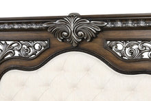 Load image into Gallery viewer, Promenade Bed Dark Brown & White