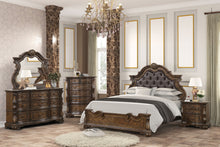 Load image into Gallery viewer, Leovanni 4 Pc Queen Bedroom Set Brown