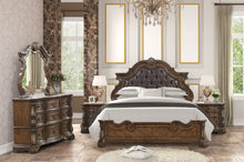 Load image into Gallery viewer, Leovanni 4 Pc Queen Bedroom Set Brown