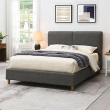 Load image into Gallery viewer, Stavern E.King, Full, & Queen Bed Grey & Black