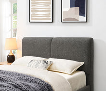 Load image into Gallery viewer, Stavern E.King, Full, & Queen Bed Grey & Black