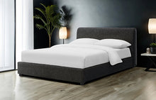 Load image into Gallery viewer, Vertham E.King, Full, & Queen Bed White & Black