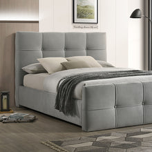 Load image into Gallery viewer, Merced Bed Gray & Ivory