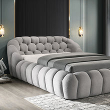 Load image into Gallery viewer, Newquay E.King & Queen Bed White, Grey, & Black